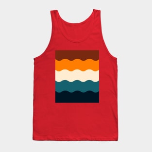 Rainbow Retro Pattern Tank Top